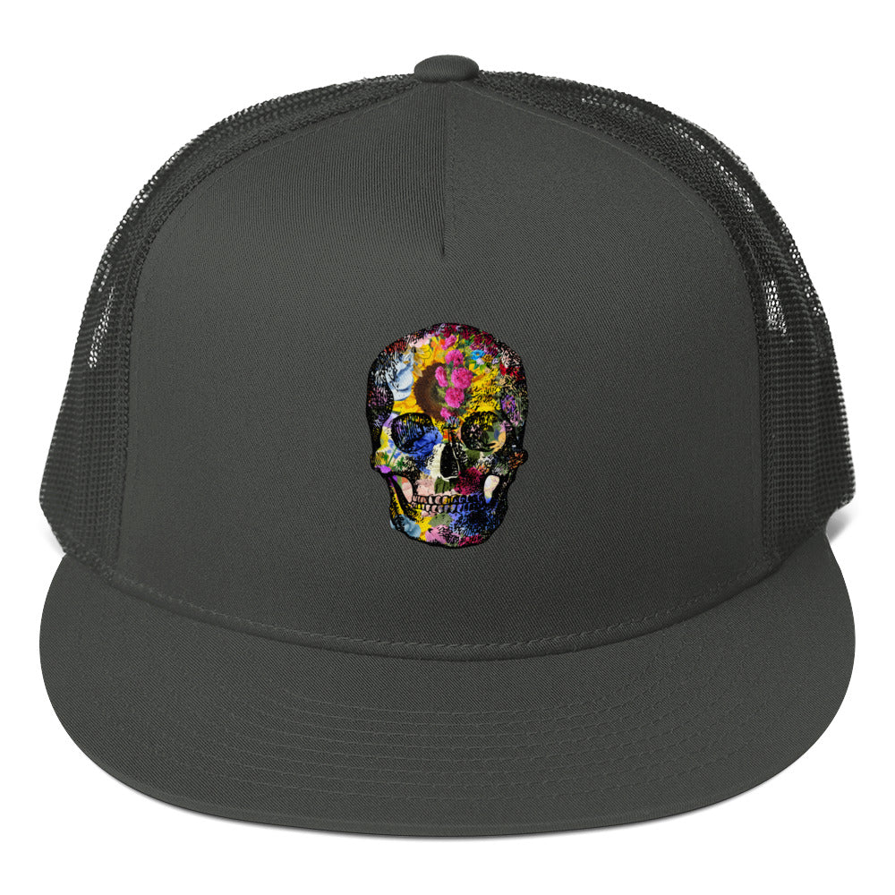 Love Eternal Abundance Skull Trucker Cap