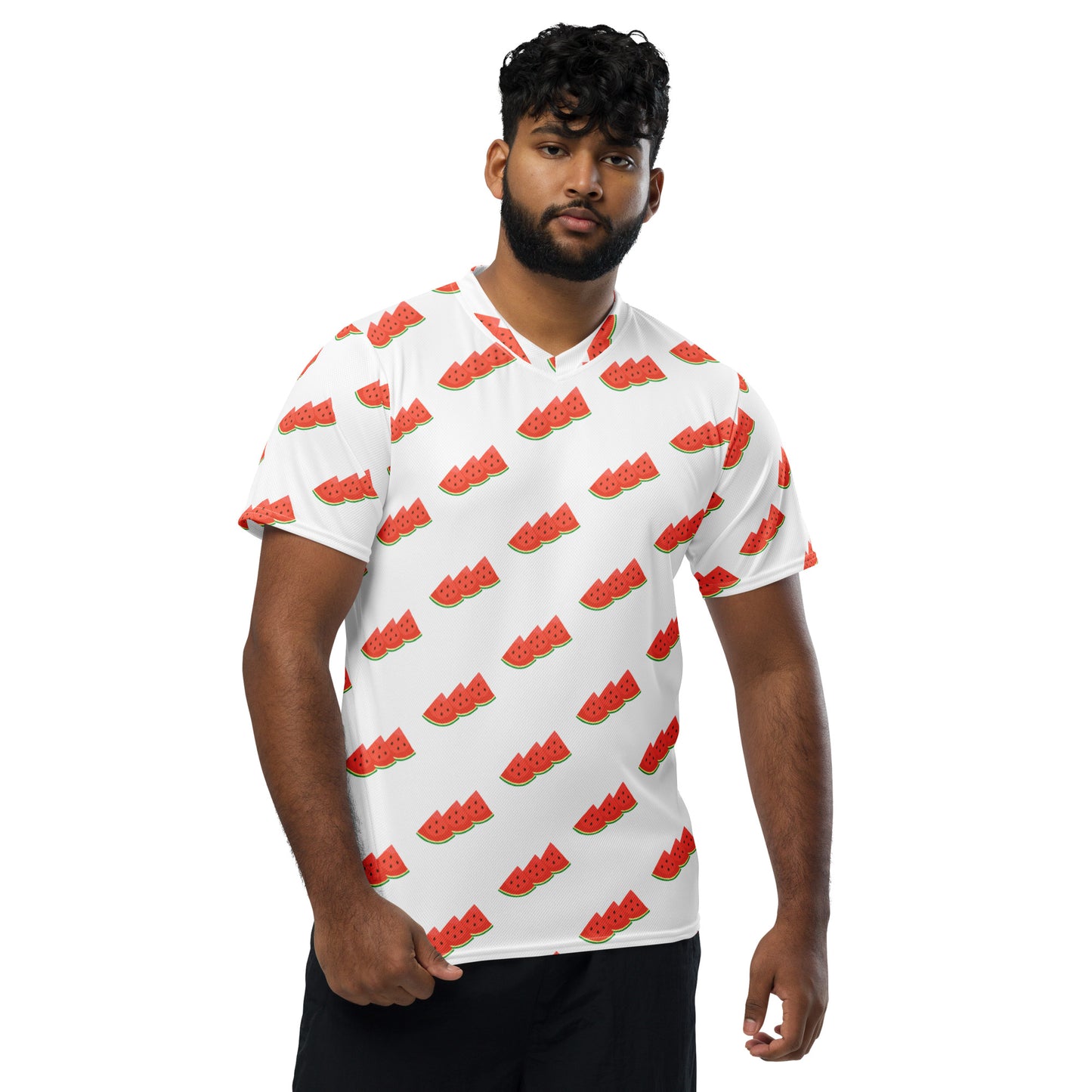 Watermelon Recycled Unisex Sports Jersey