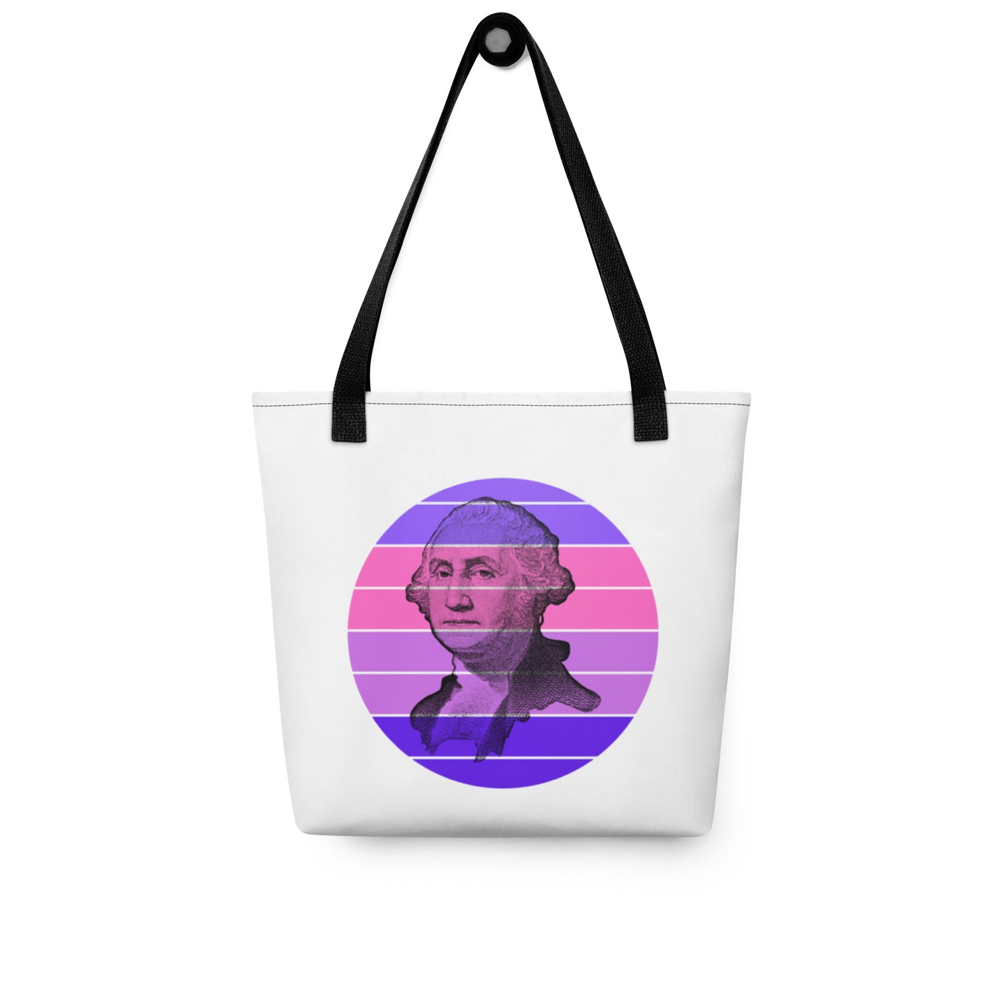 George Purple Dot Tote Bag