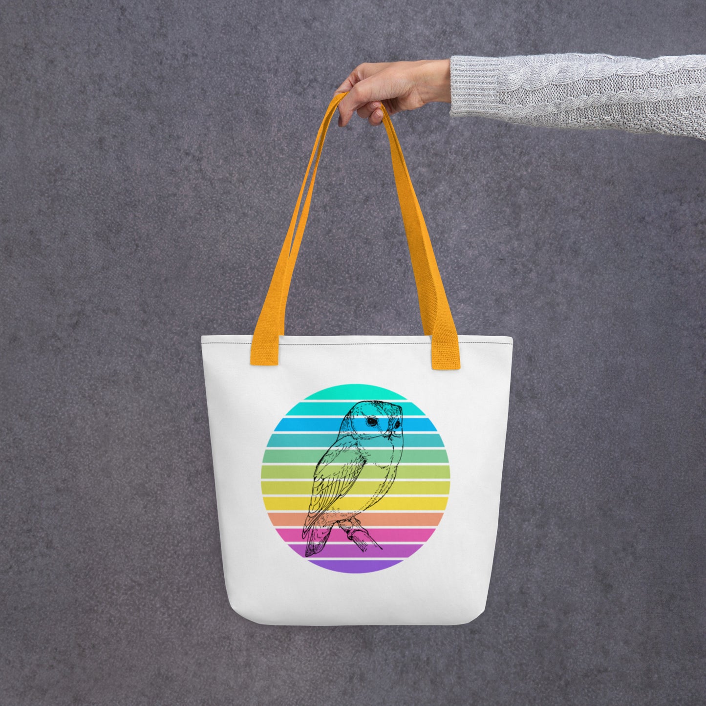 Owl Multi Dot Tote Bag