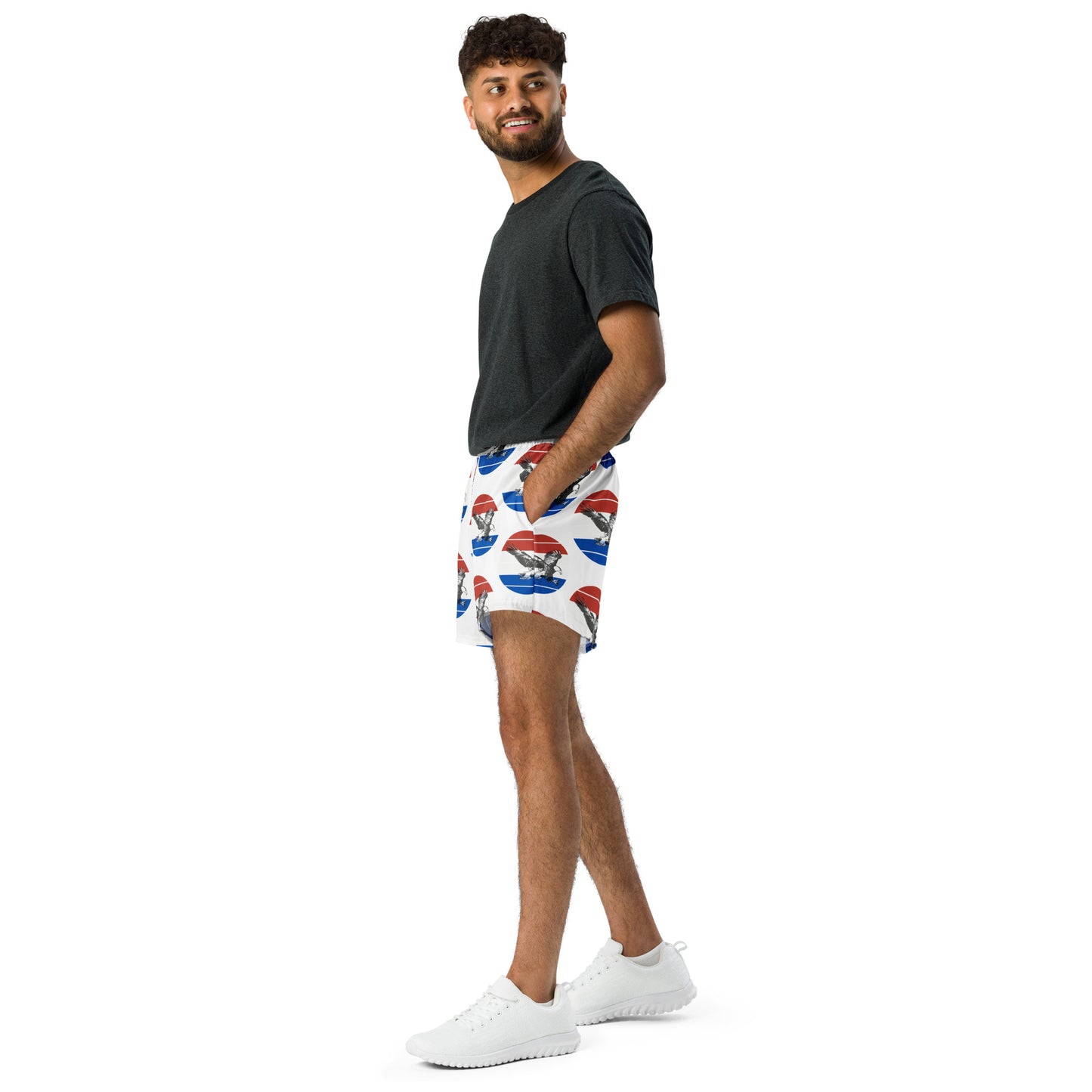 Standard Dot Eagle All-Over Print Unisex Athletic Shorts