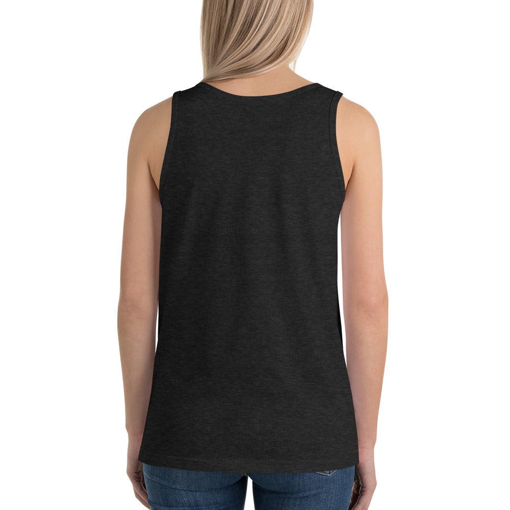Ceasefire Dove Tank Top White Font