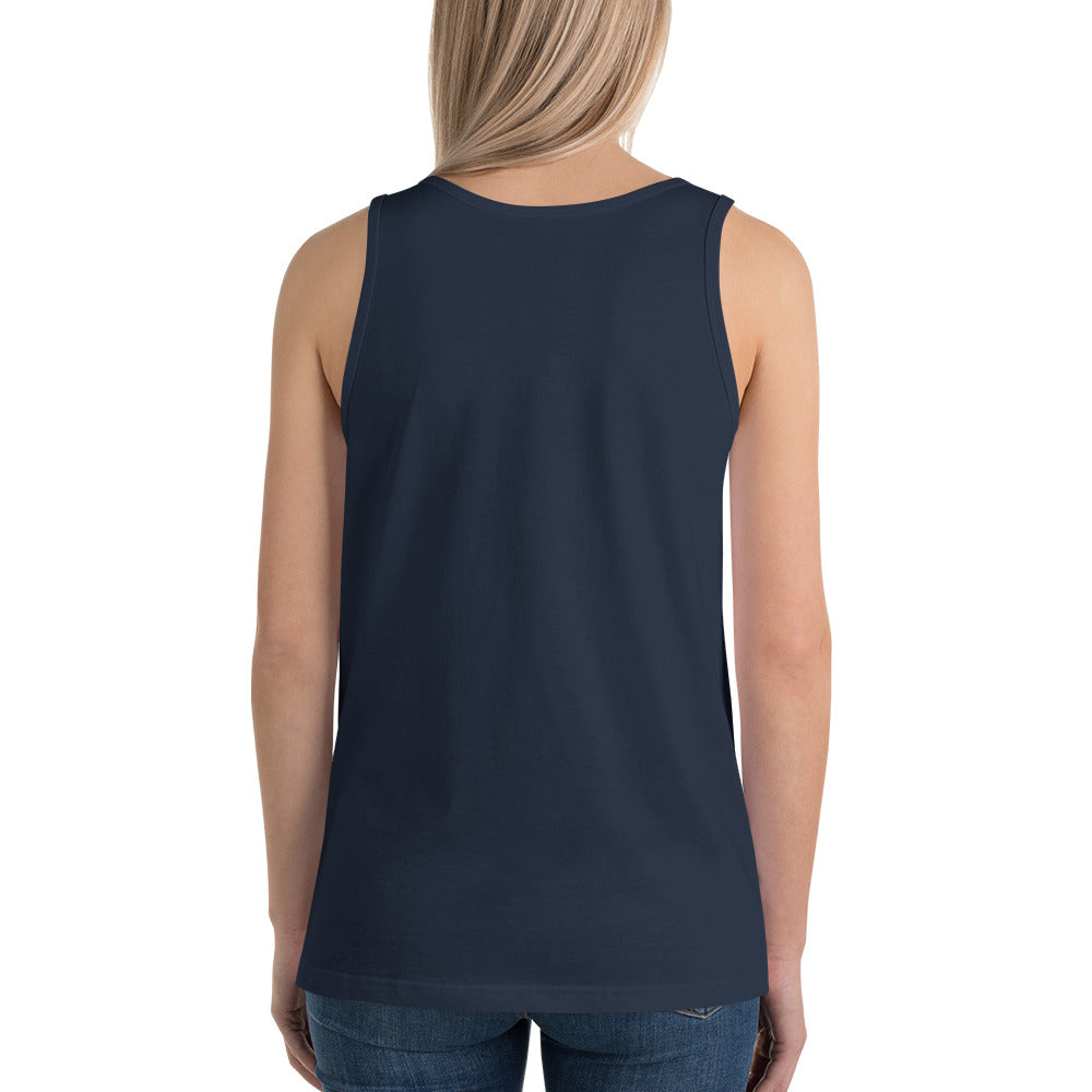 Ceasefire Dove Tank Top White Font