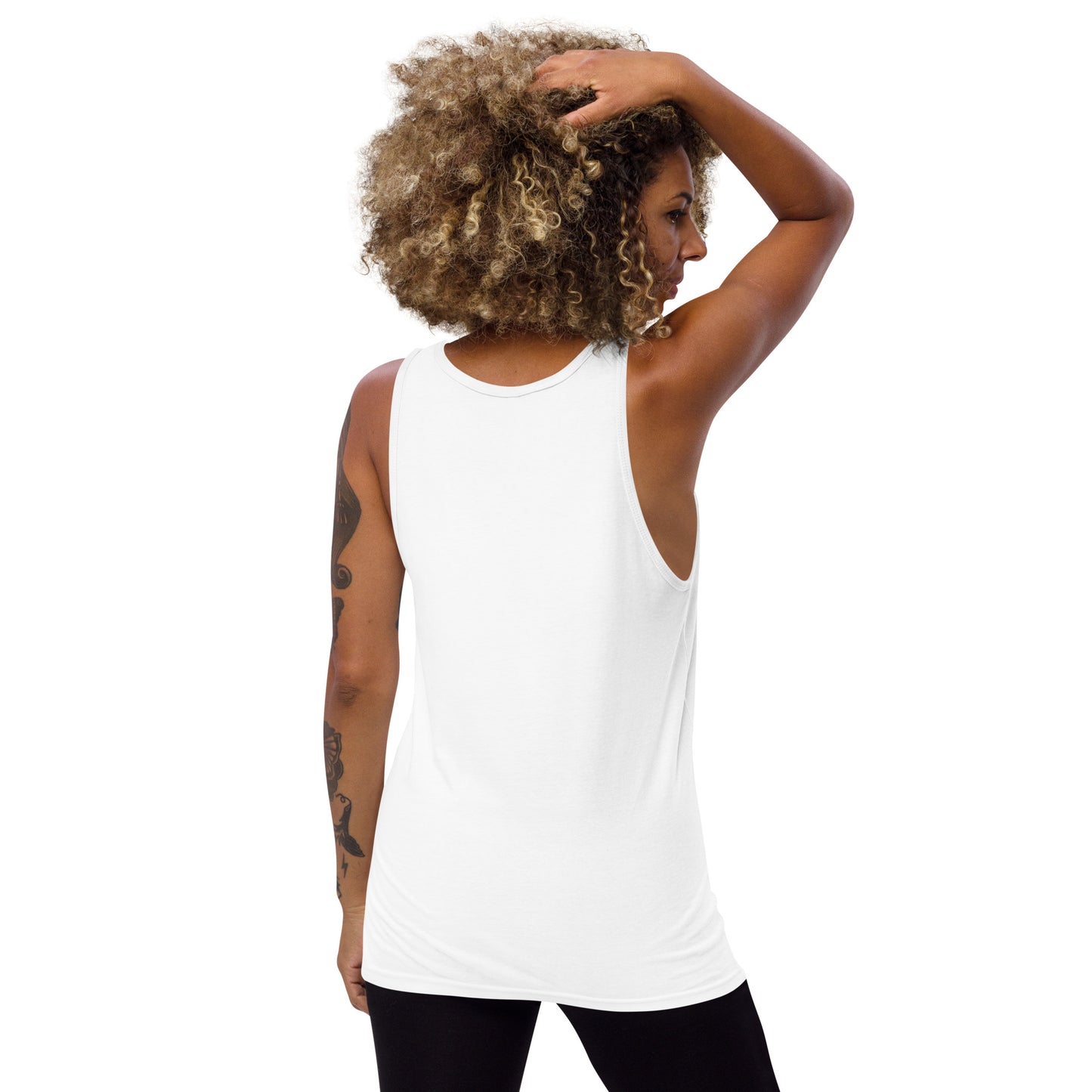 No War Peace Tank Top black font