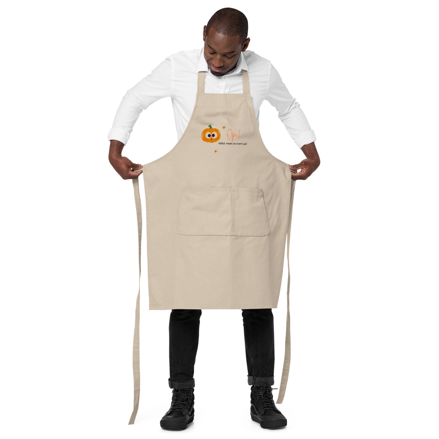 Pumpkin Ope! Organic Cotton Apron