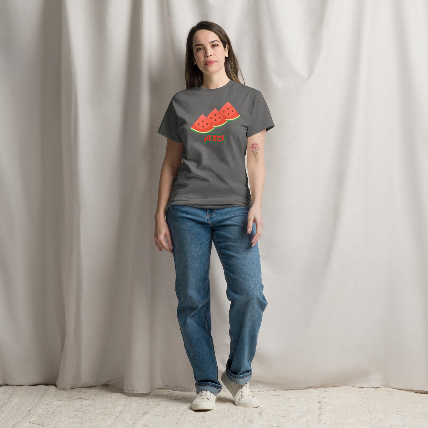 Watermelon Peace Unisex Classic Tee