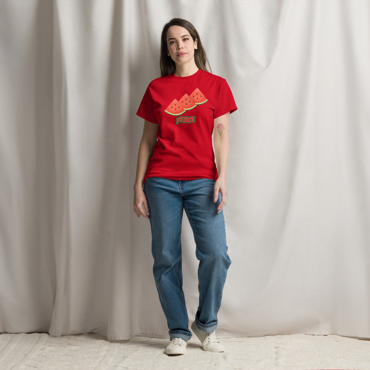 Watermelon Peace Unisex Classic Tee