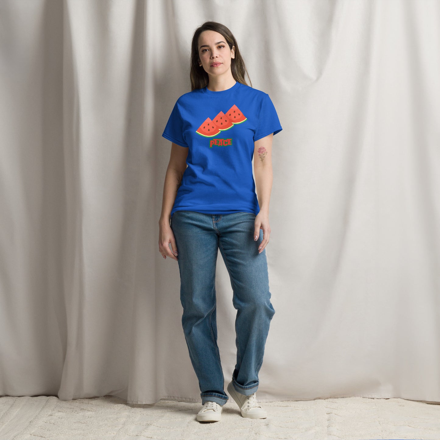 Watermelon Peace Unisex Classic Tee
