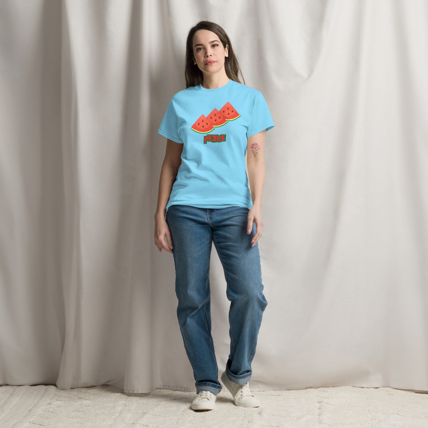 Watermelon Peace Unisex Classic Tee