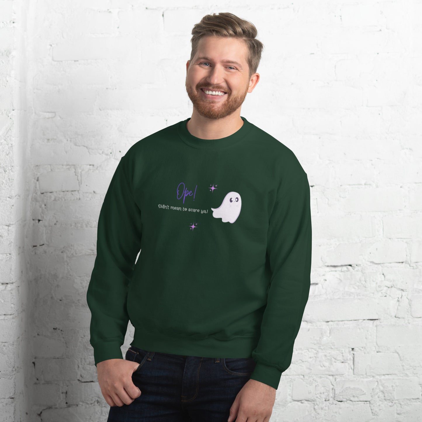 Ghost Ope! Unisex Sweatshirt