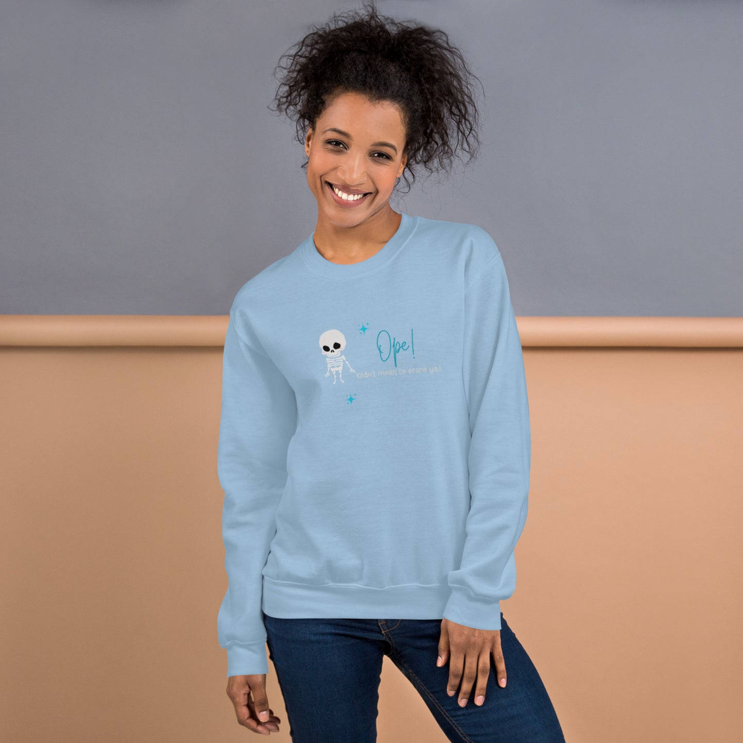 Skeleton Ope! Unisex Sweatshirt