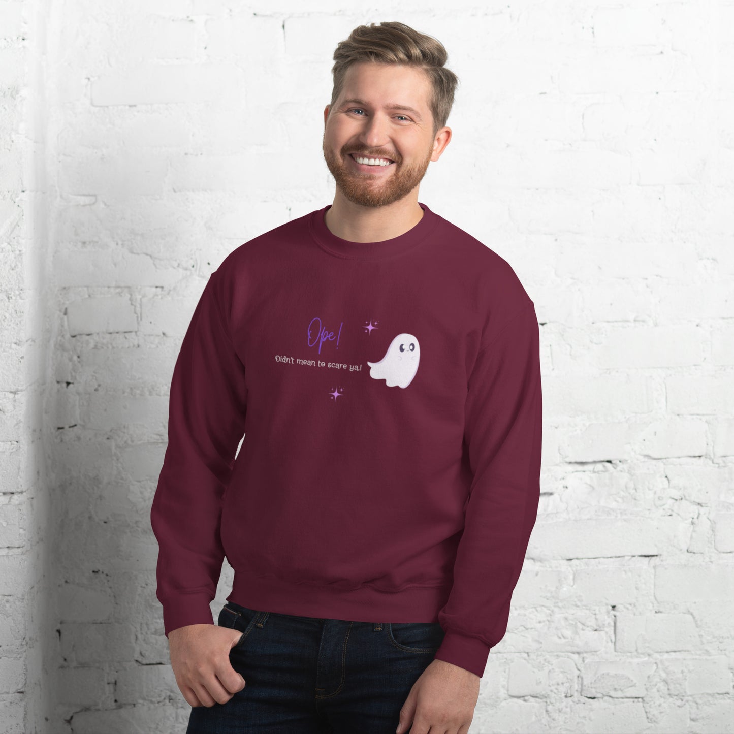 Ghost Ope! Unisex Sweatshirt