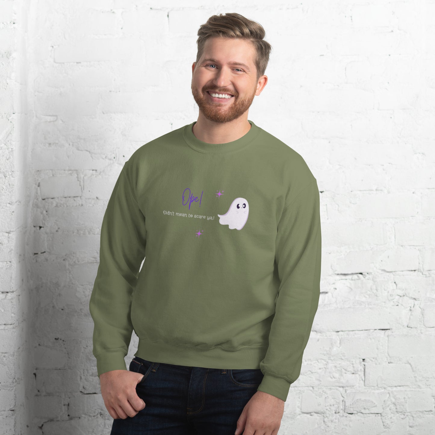 Ghost Ope! Unisex Sweatshirt