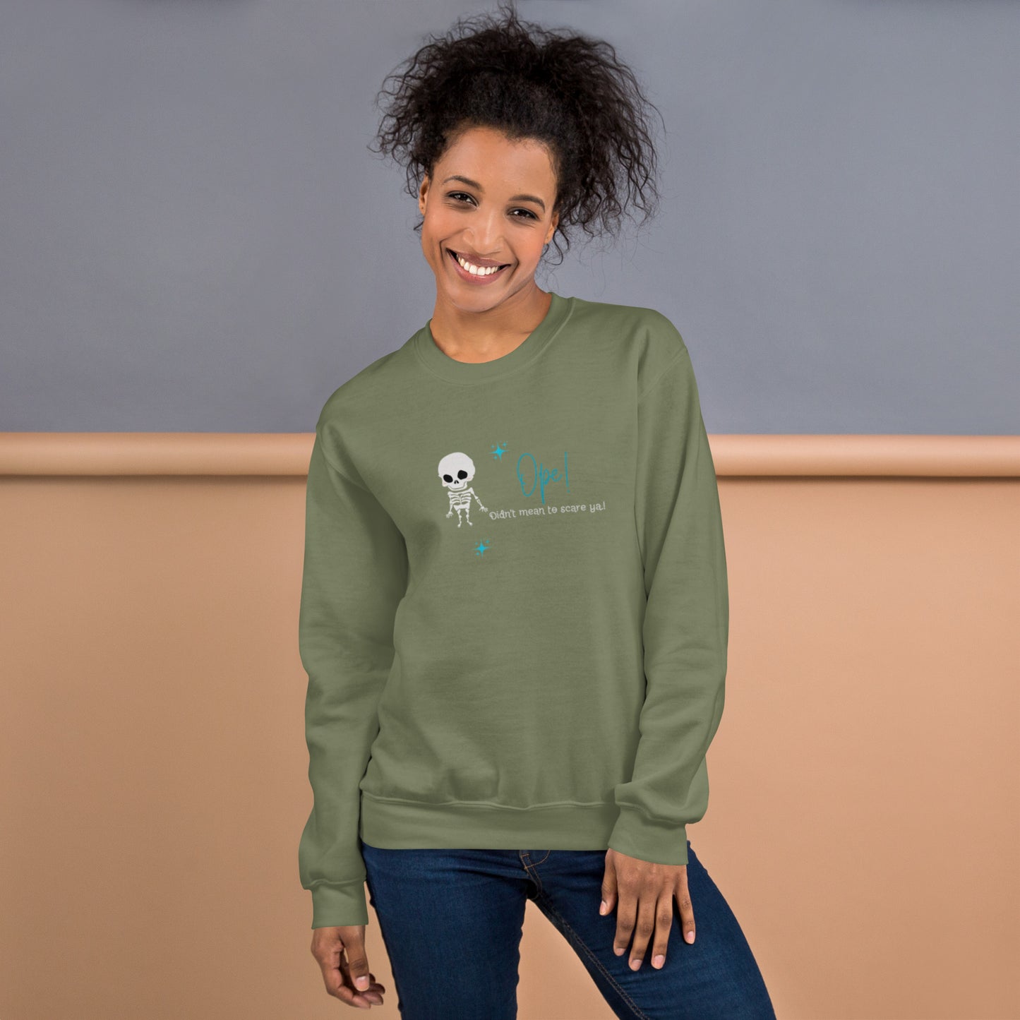 Skeleton Ope! Unisex Sweatshirt