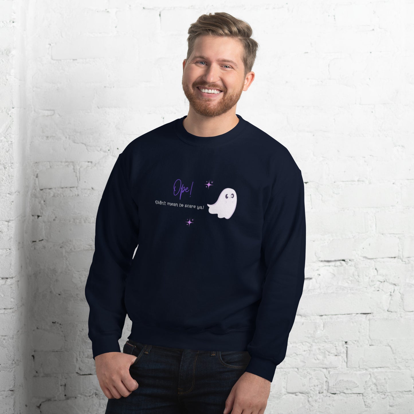 Ghost Ope! Unisex Sweatshirt