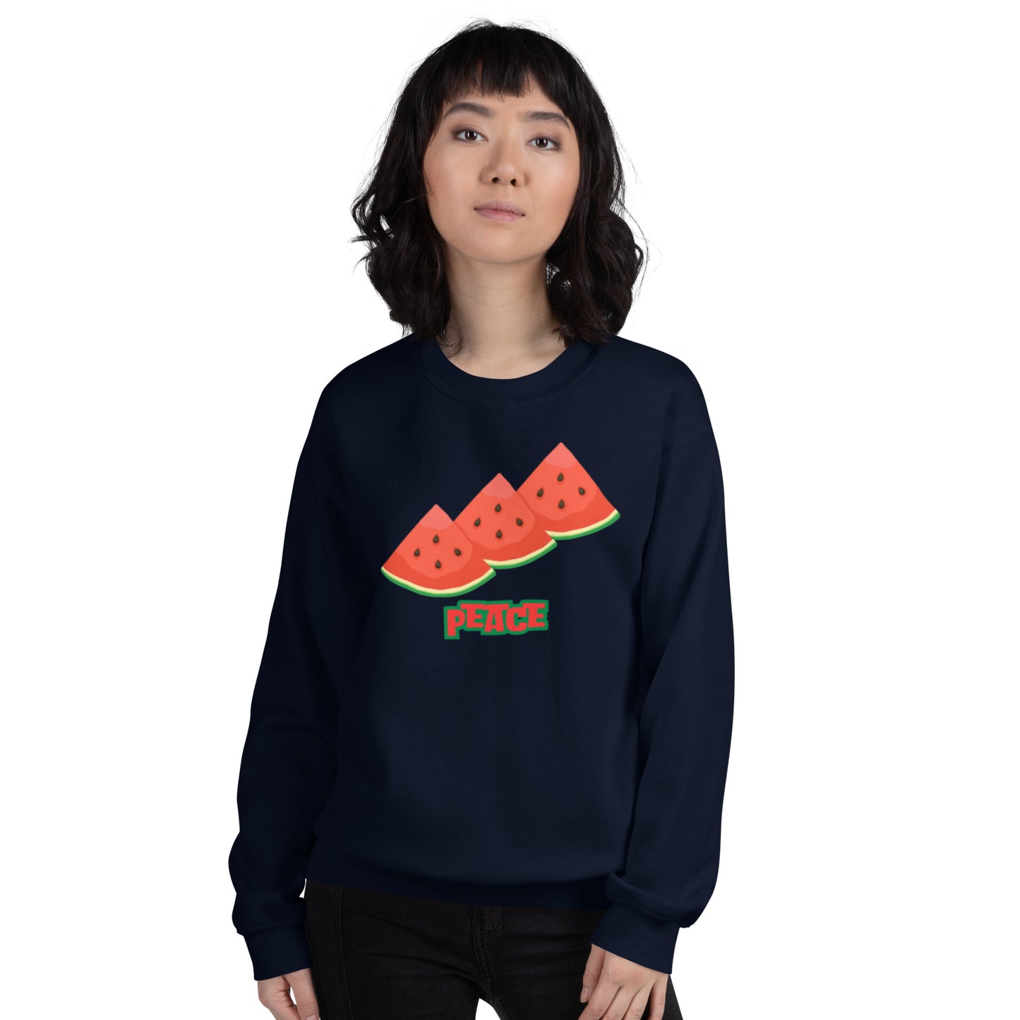 Watermelon Peace Unisex Sweatshirt
