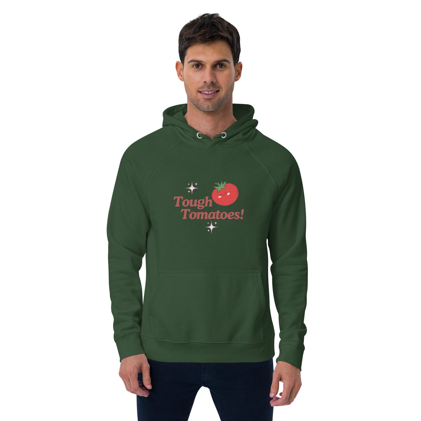 Tough Tomatoes! Unisex Eco Raglan Hoodie