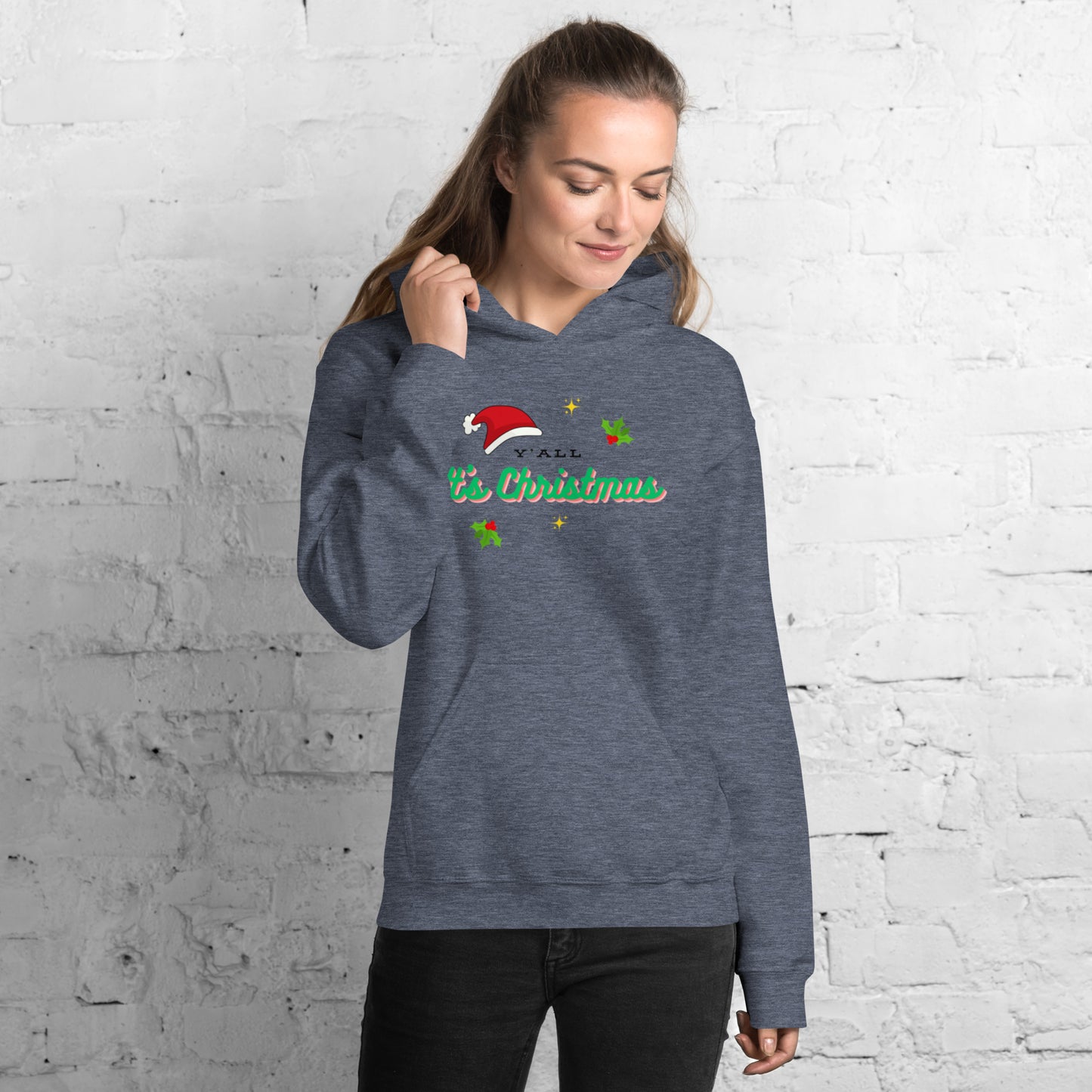 Y'all It's Christmas Unisex Hoodie