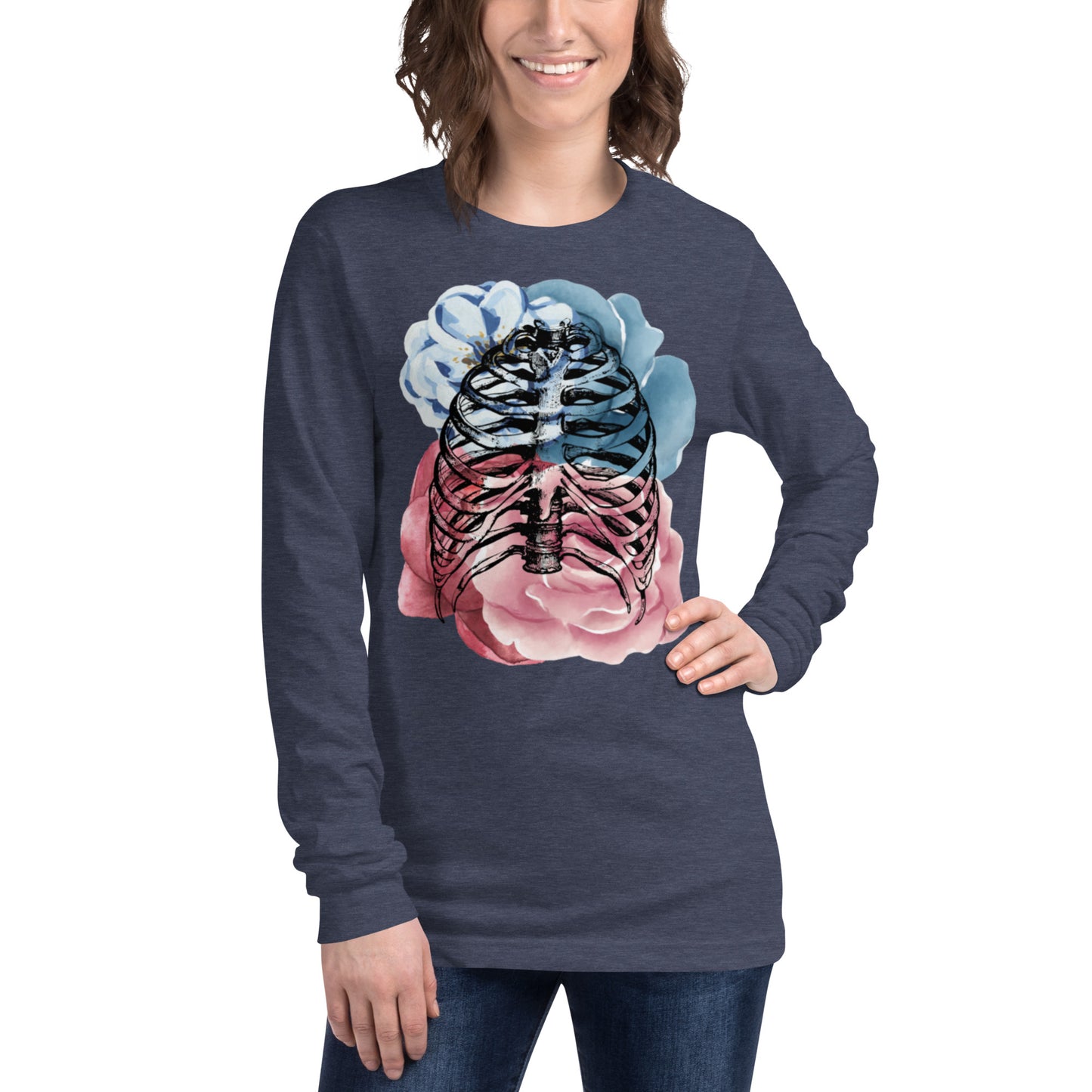Love Eternal Rosy Lungs Unisex Long Sleeve Tee