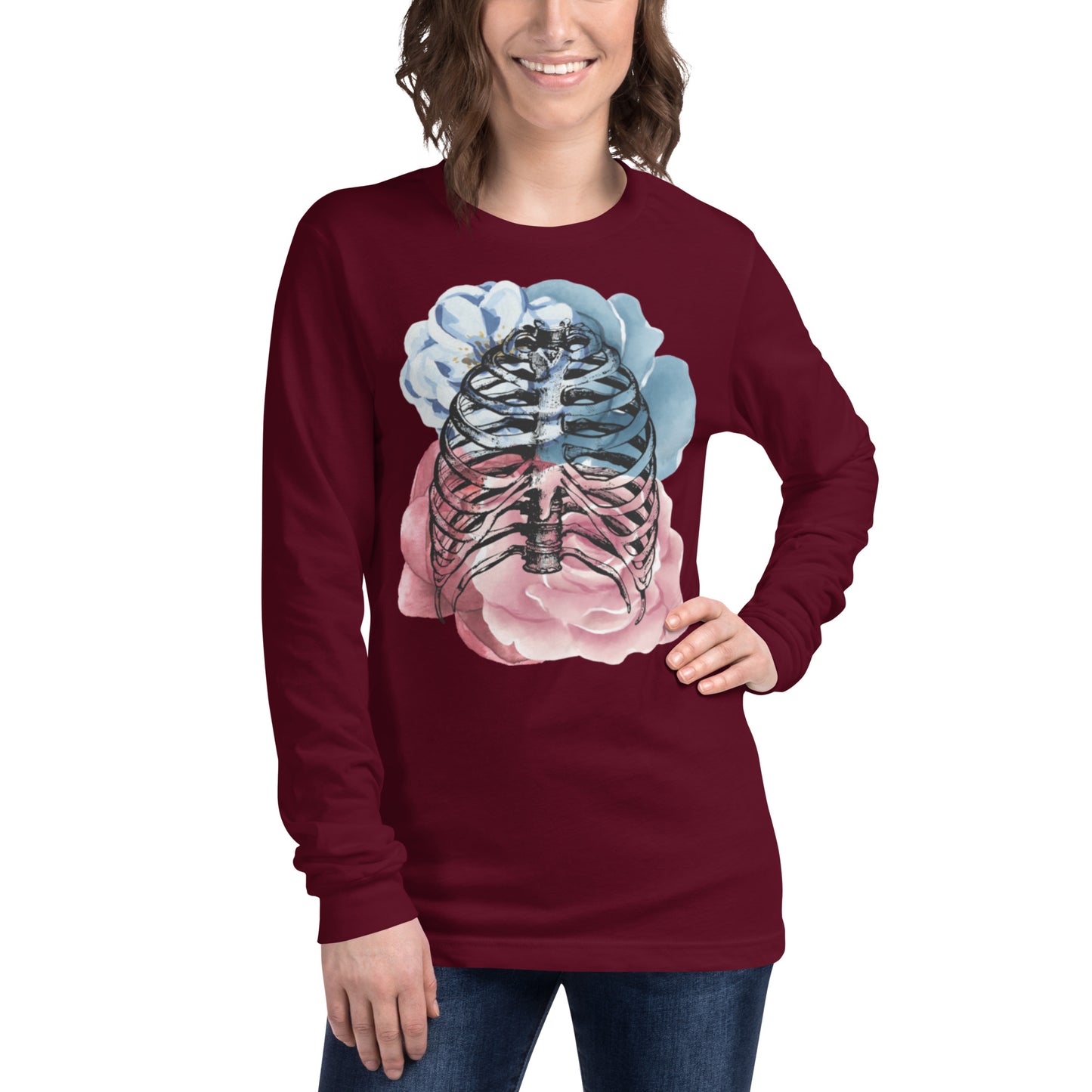 Love Eternal Rosy Lungs Unisex Long Sleeve Tee