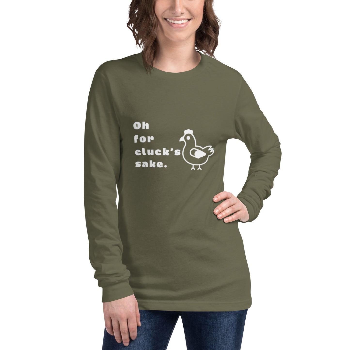 Oh For Cluck's Sake Unisex Long Sleeve Tee