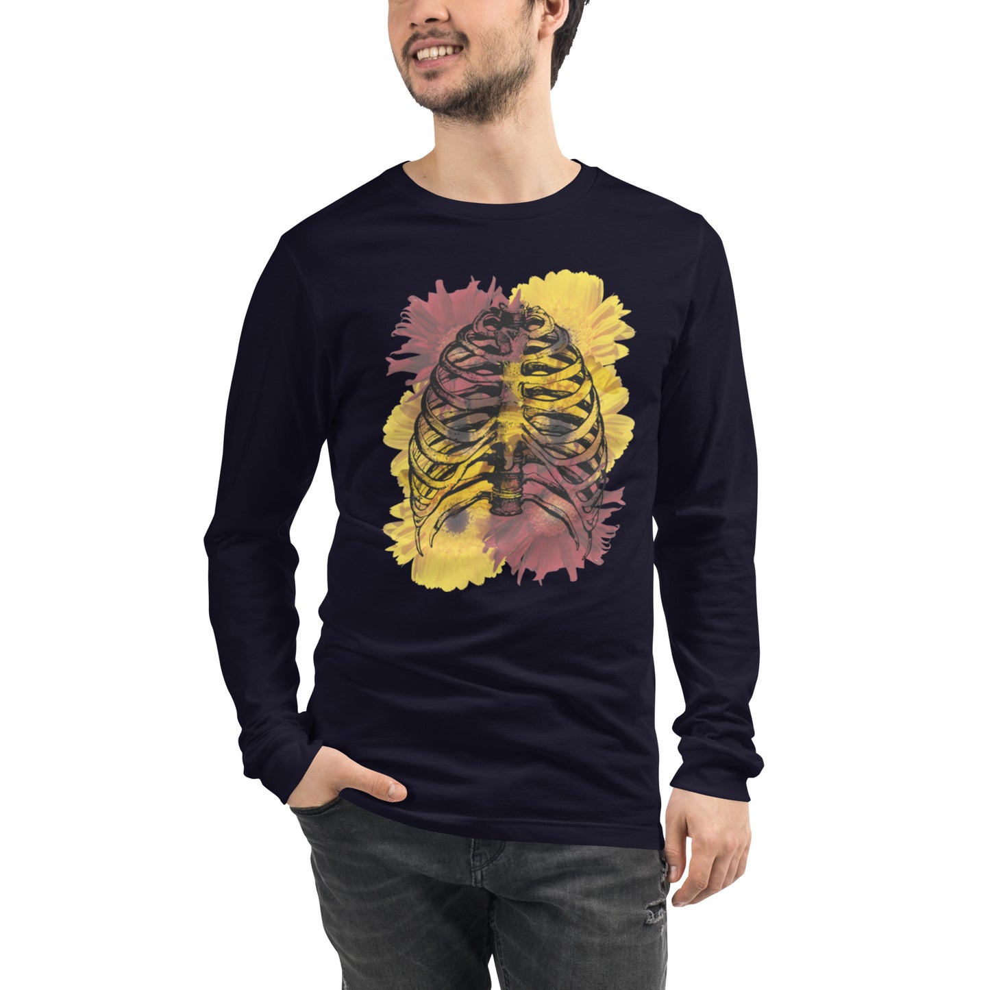 Love Eternal Daisy Lungs Unisex Long Sleeve Tee