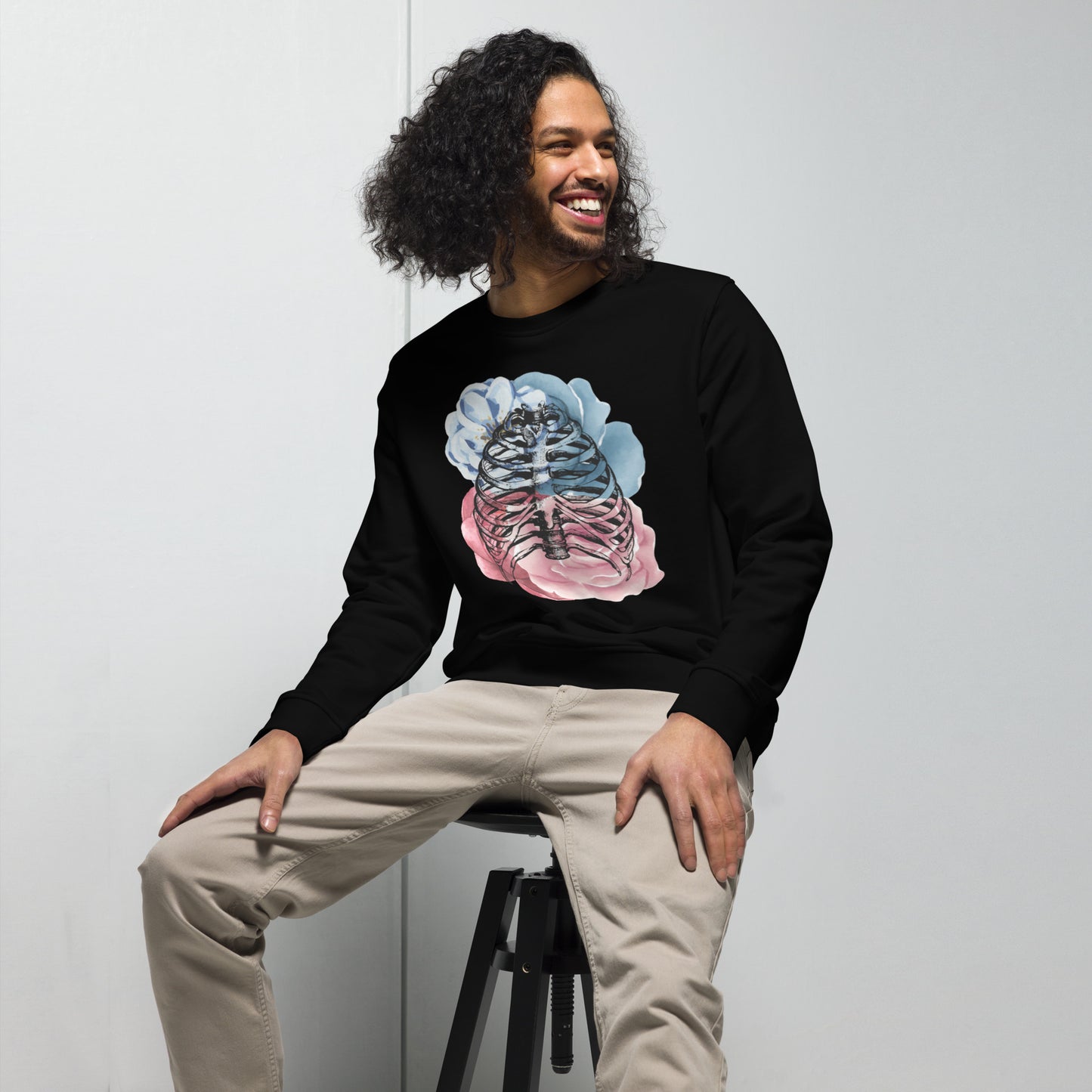 Love Eternal Rosy Lungs Unisex Organic Sweatshirt