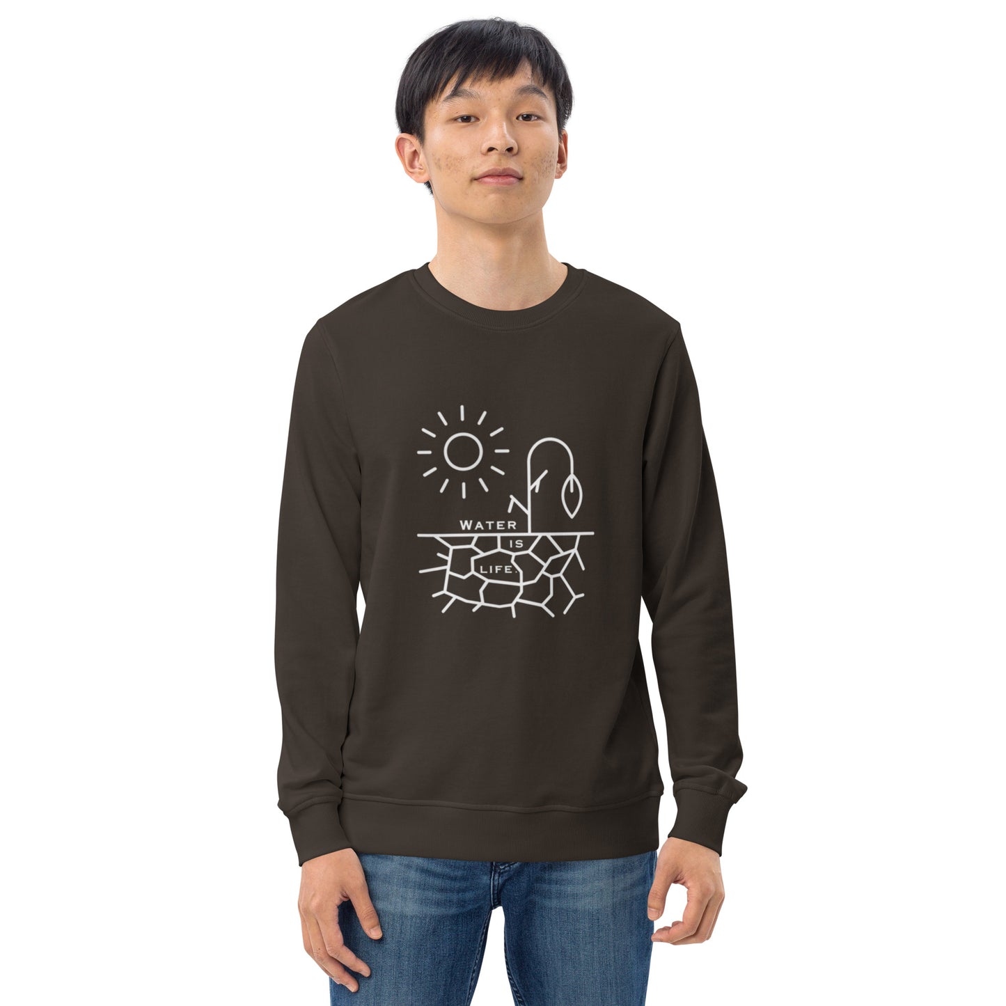 Water Is Life Unisex Organic Sweatshirt