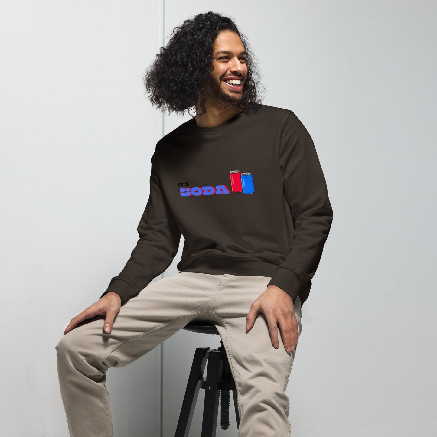 It's Soda Unisex Organic Sweatshirt