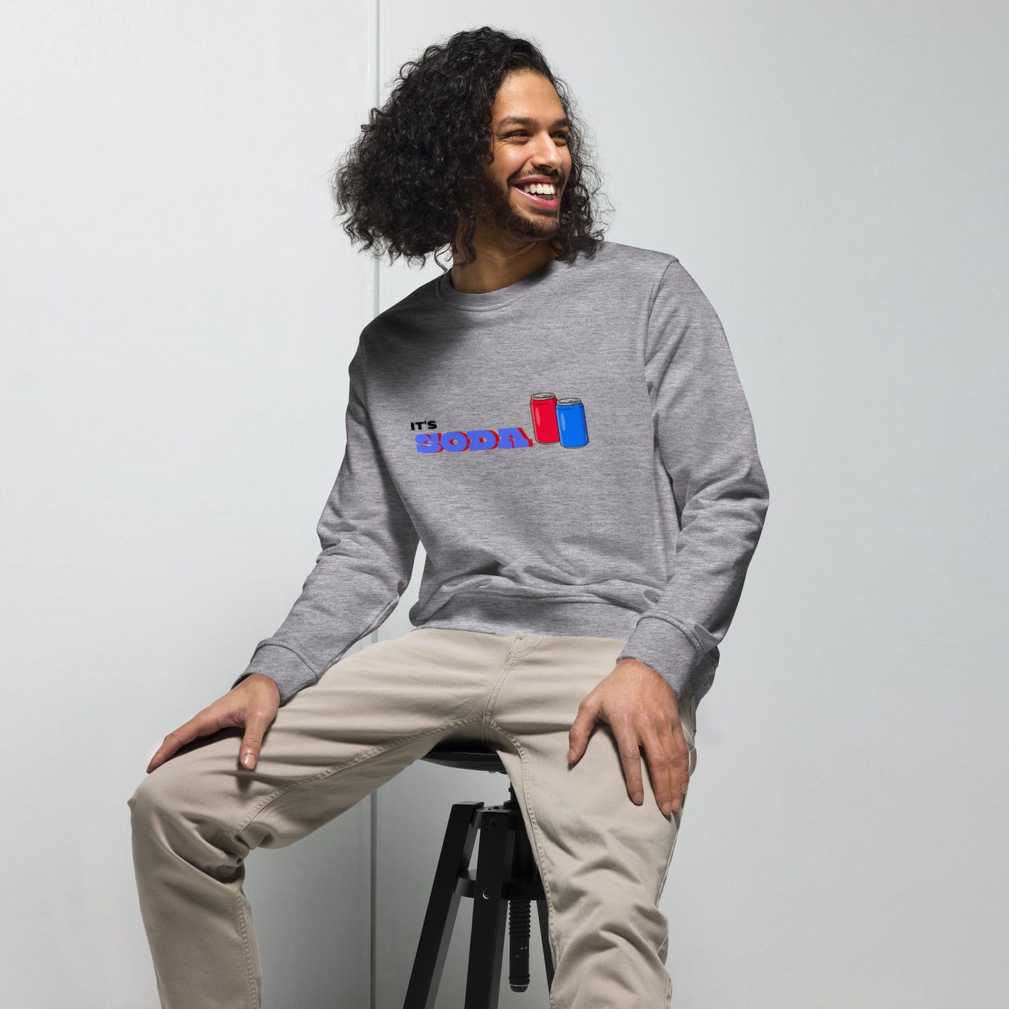 It's Soda Unisex Organic Sweatshirt