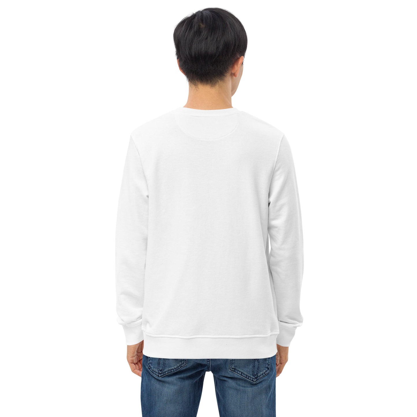 Love Eternal Daisy Skull Unisex Organic Sweatshirt