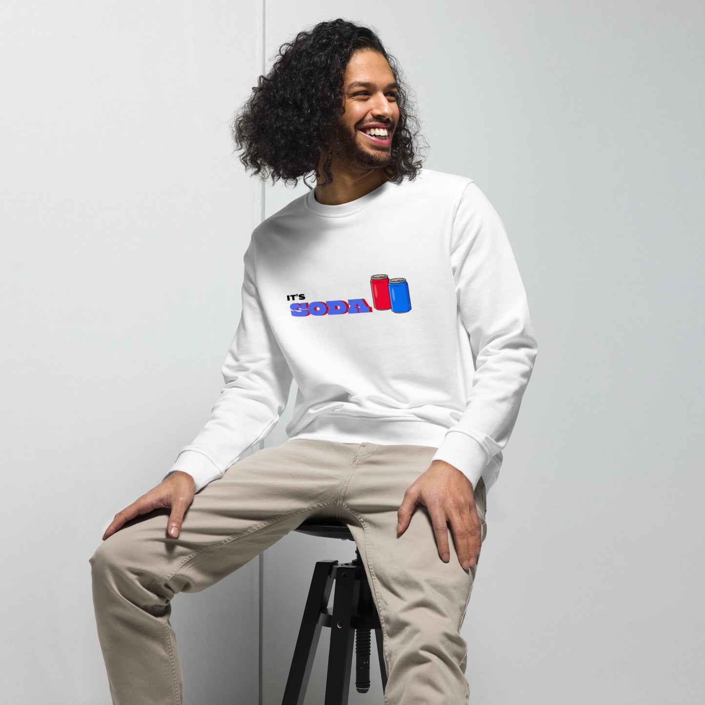 It's Soda Unisex Organic Sweatshirt