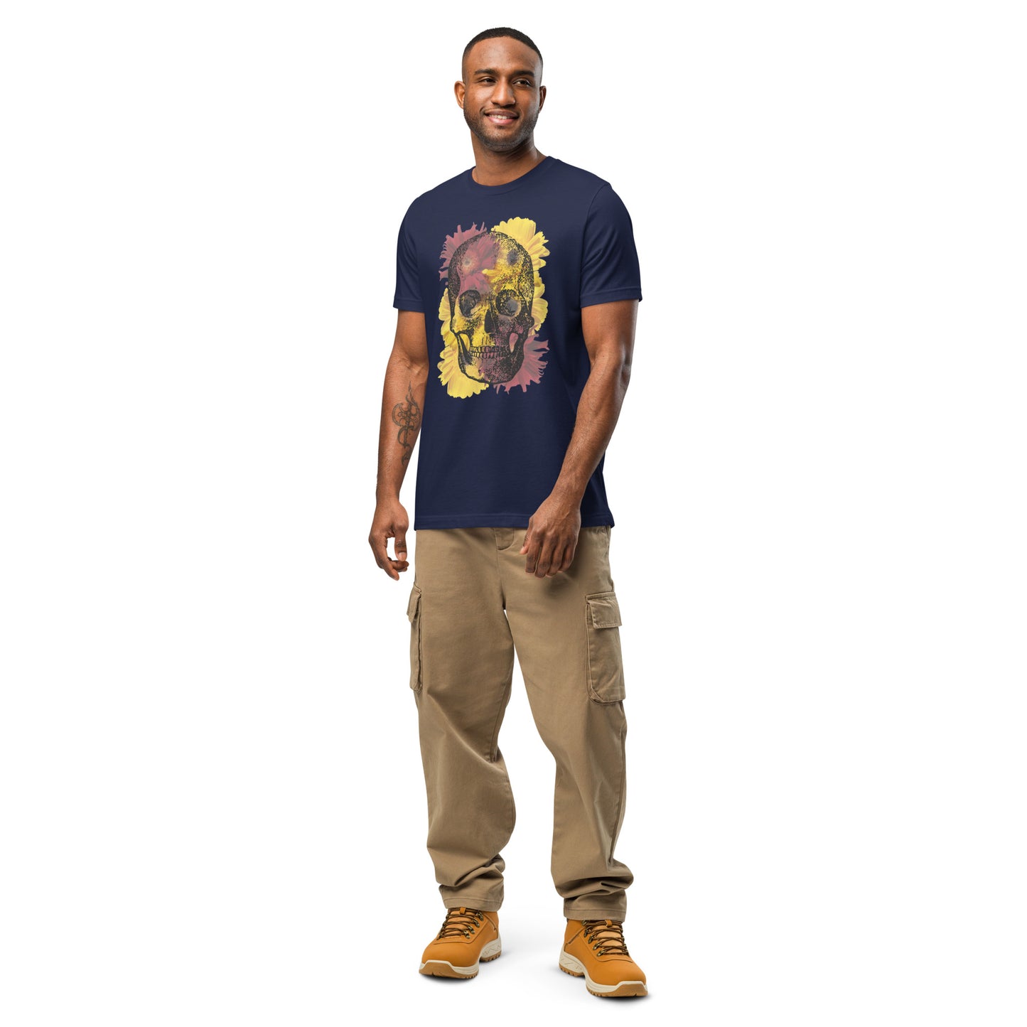 Love Eternal Daisy Skull Unisex T-Shirt (made in the USA)