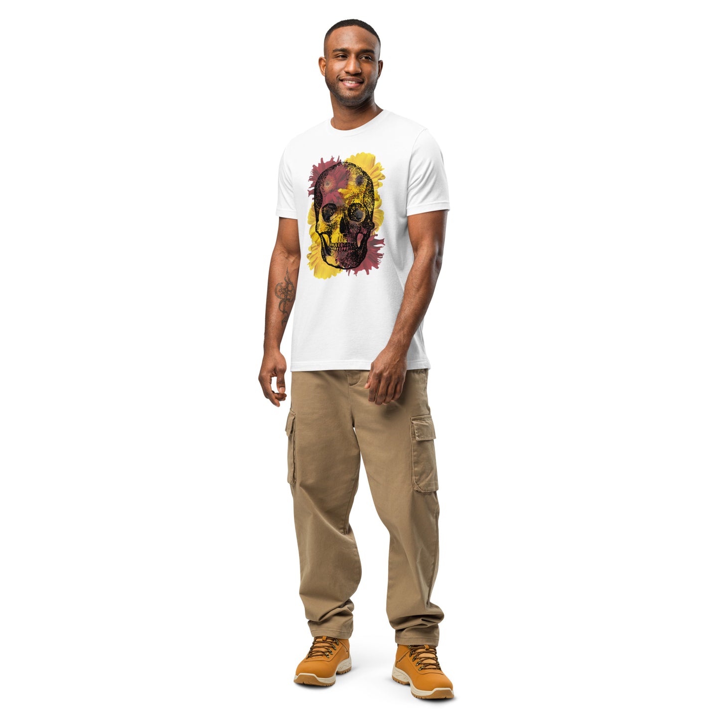 Love Eternal Daisy Skull Unisex T-Shirt (made in the USA)