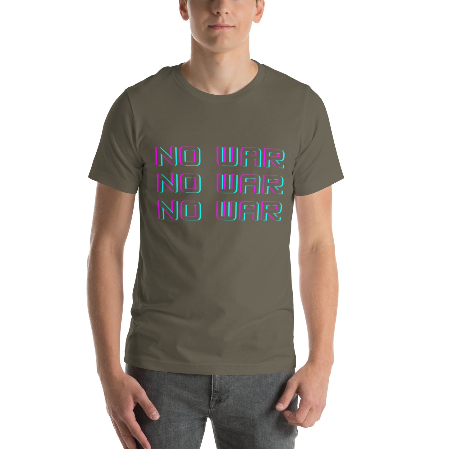 No War Block Script Unisex T-shirt