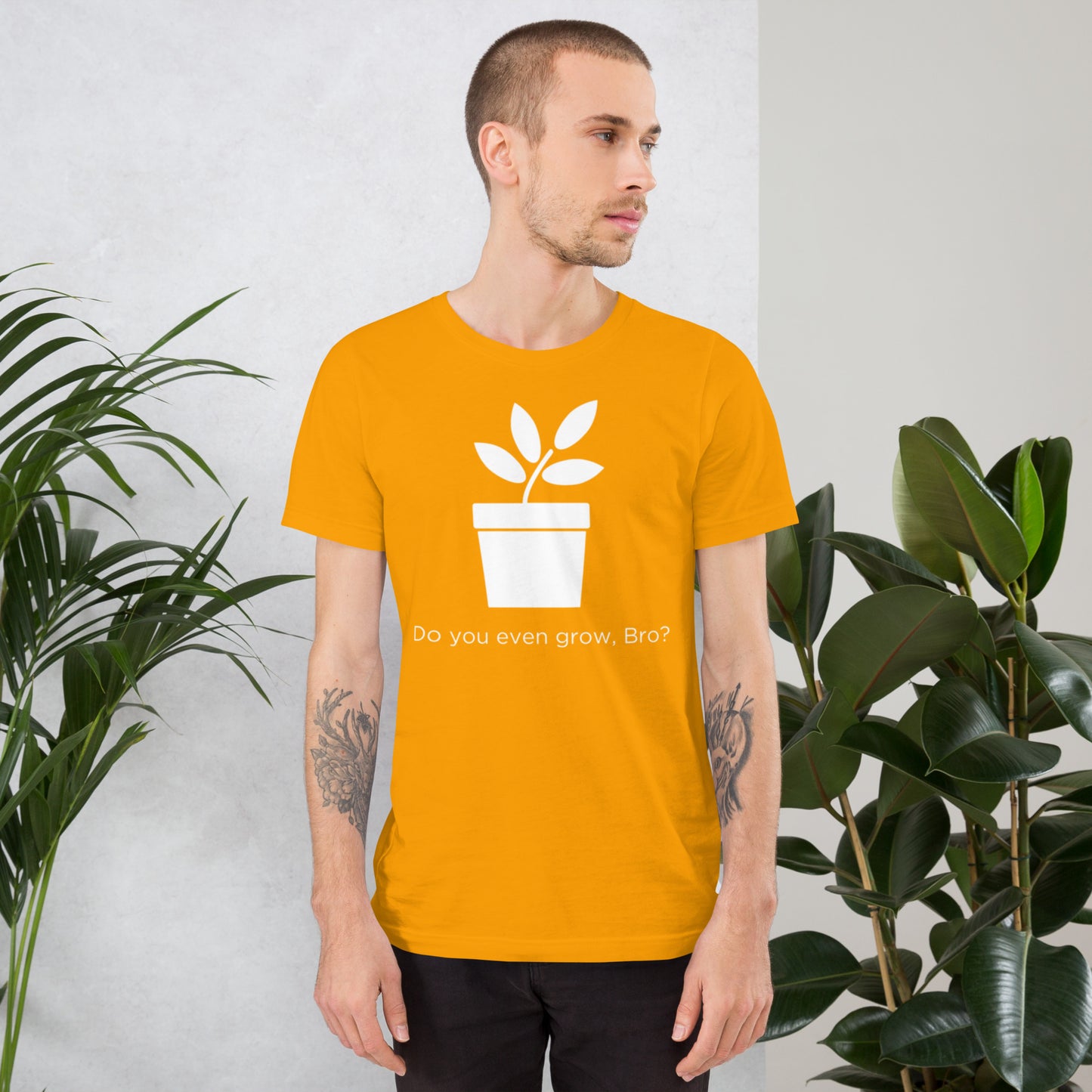 Do You Even Grow, Bro? Unisex t-shirt