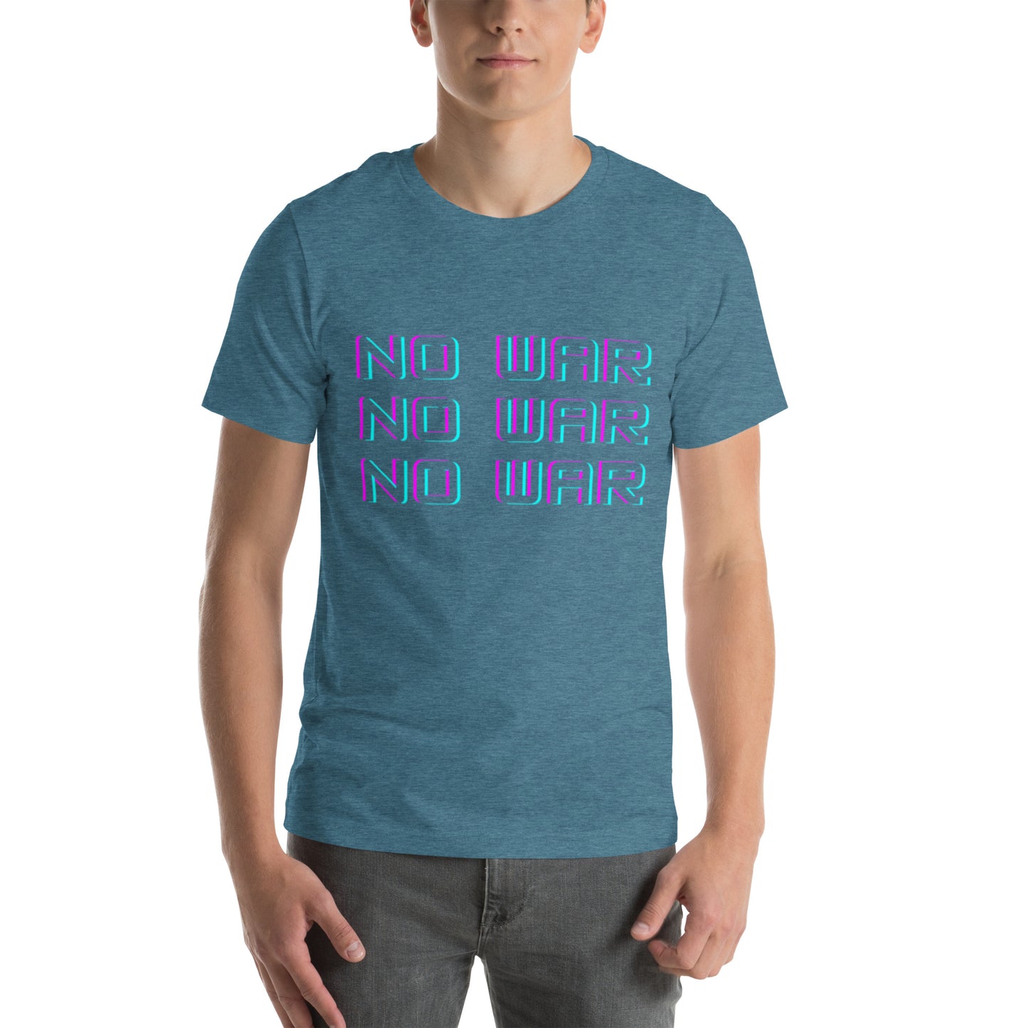 No War Block Script Unisex T-shirt