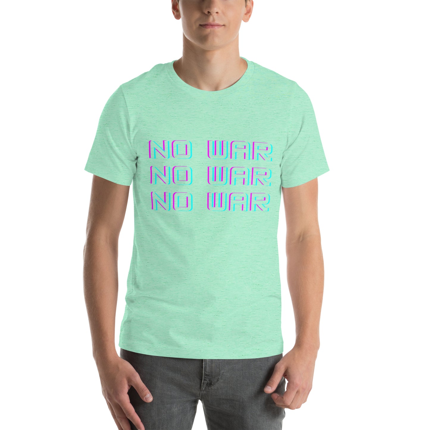 No War Block Script Unisex T-shirt