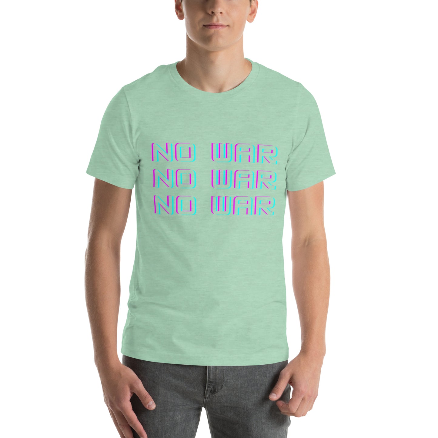 No War Block Script Unisex T-shirt