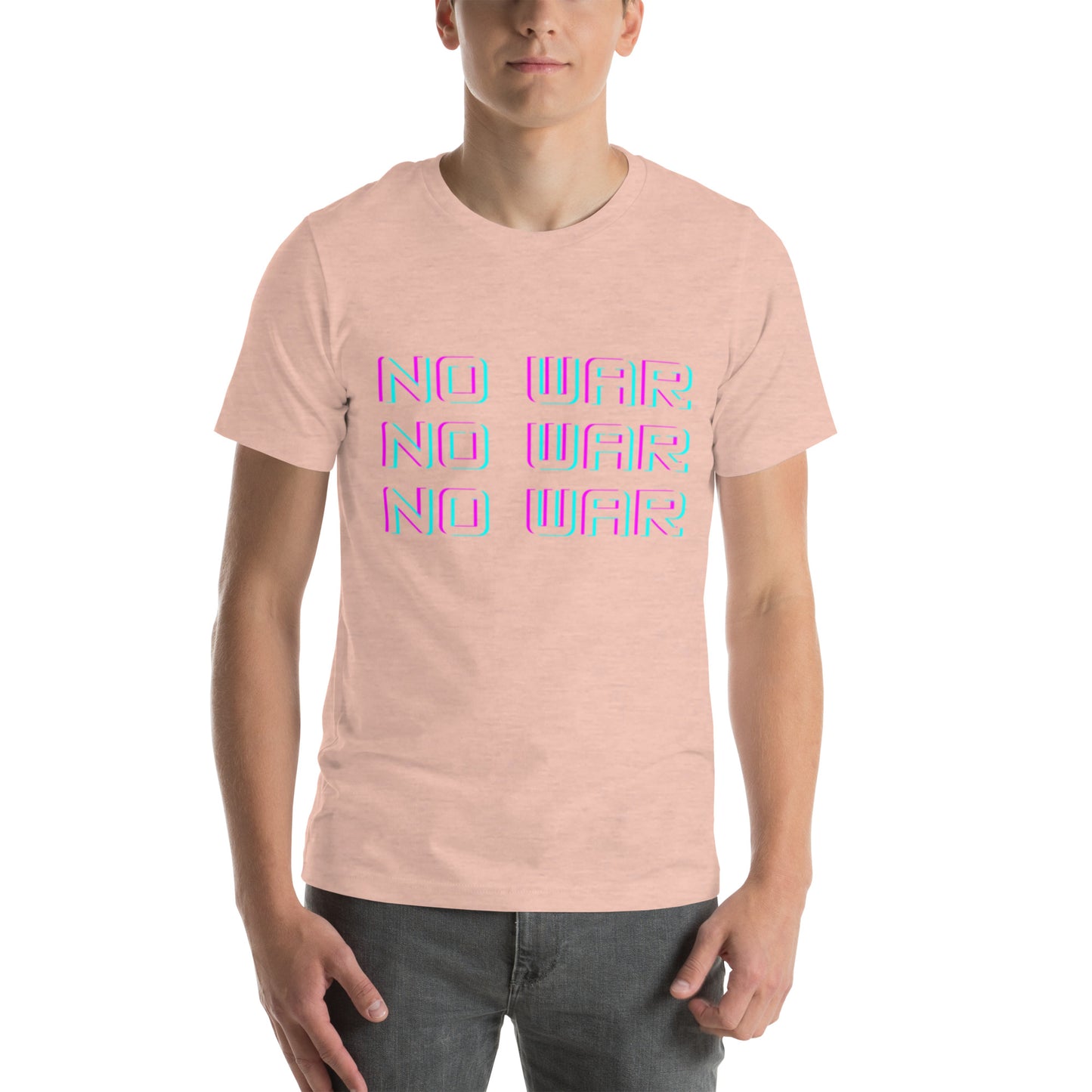 No War Block Script Unisex T-shirt