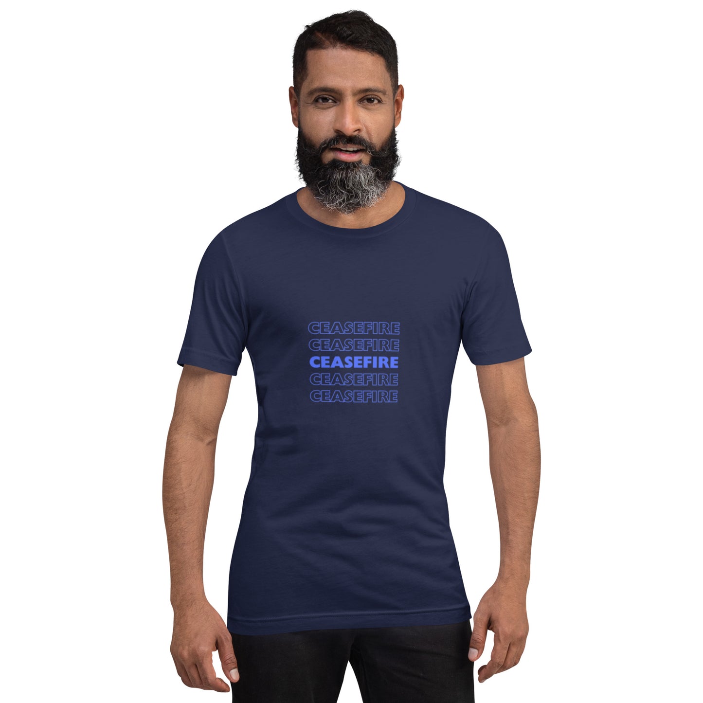 Ceasefire Blue Unisex T-shirt