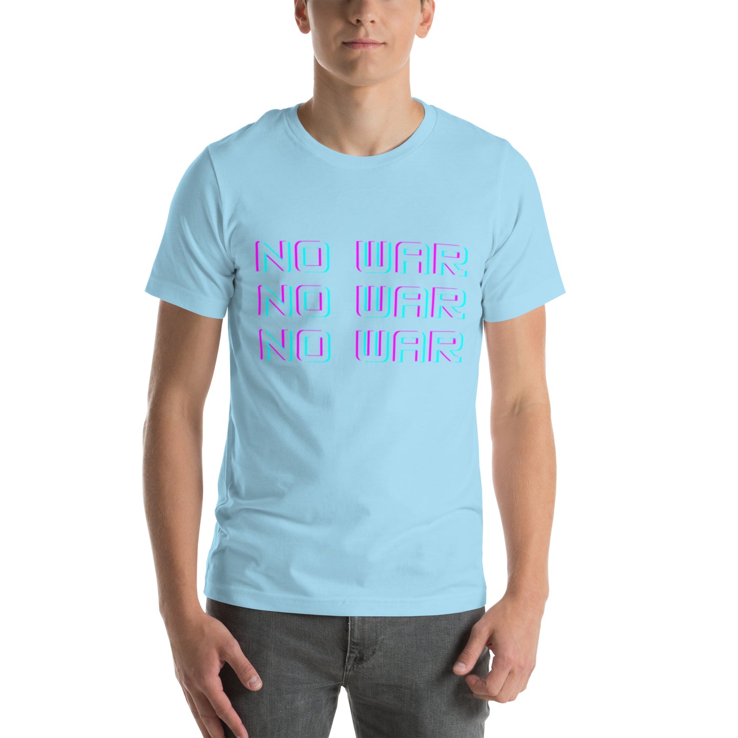 No War Block Script Unisex T-shirt