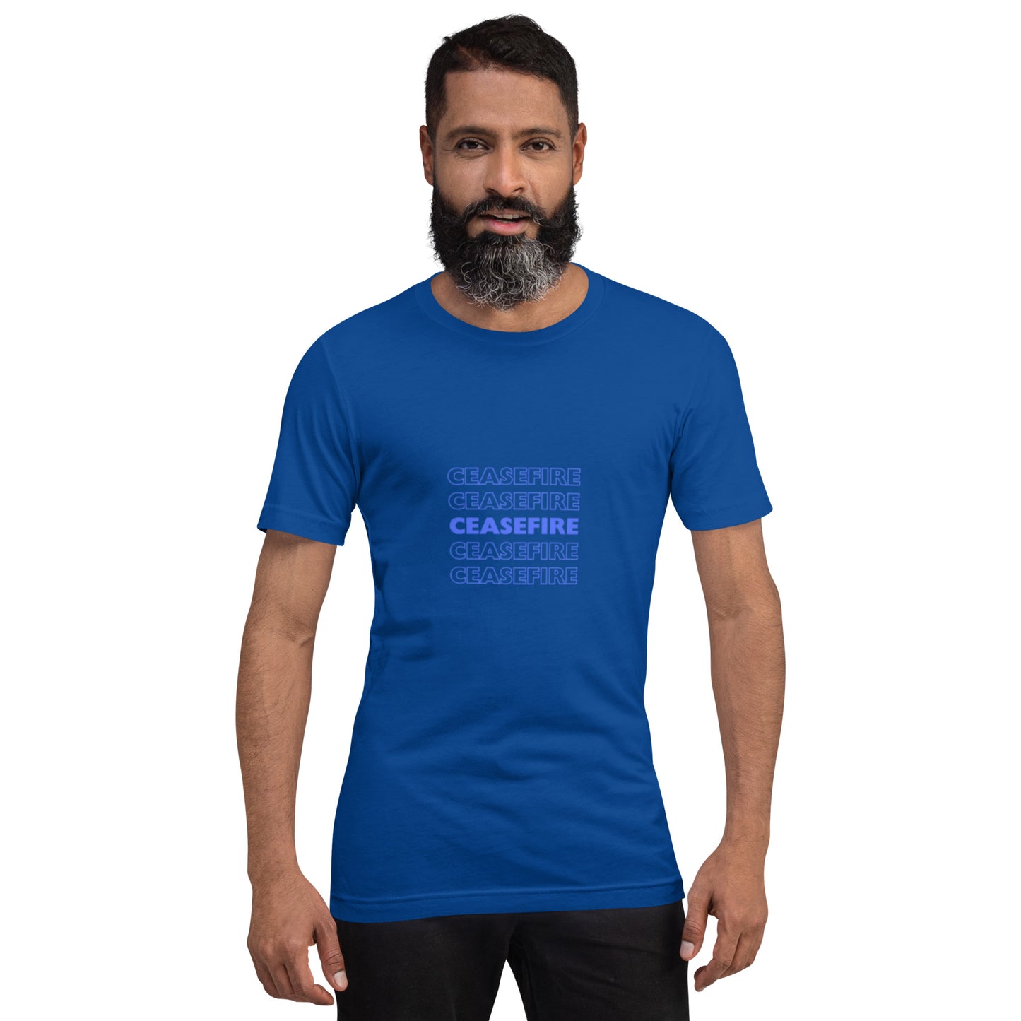 Ceasefire Blue Unisex T-shirt