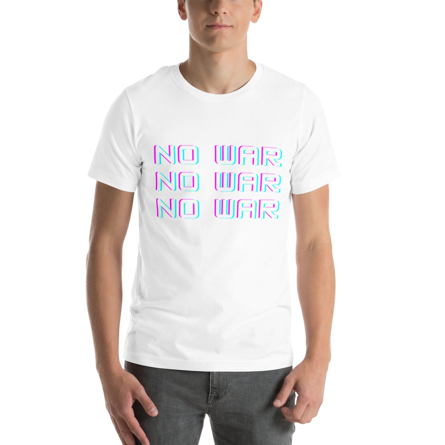 No War Block Script Unisex T-shirt