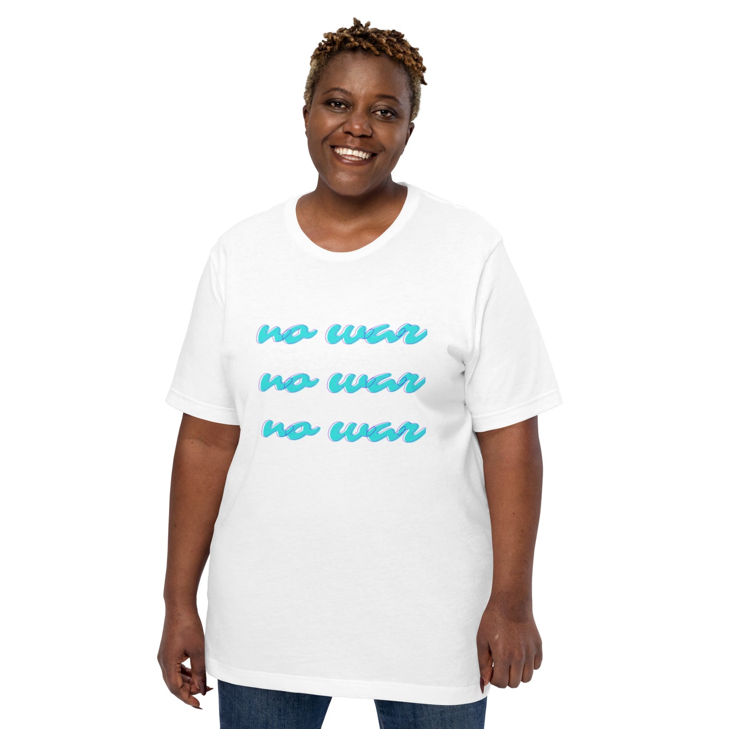 No War Script Unisex T-shirt
