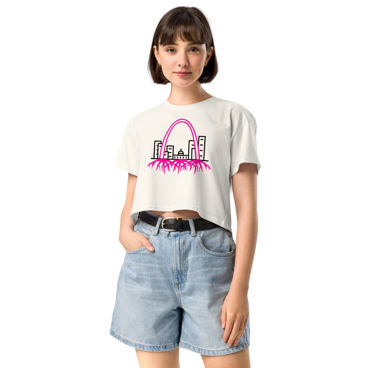 STL Root System Crop Top