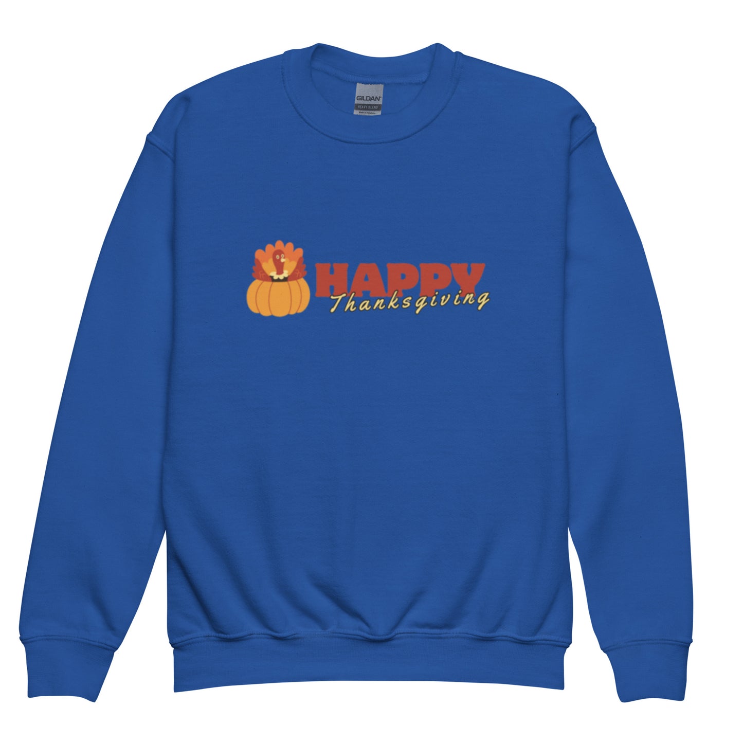 Happy Thanksgiving Youth Crewneck Sweatshirt