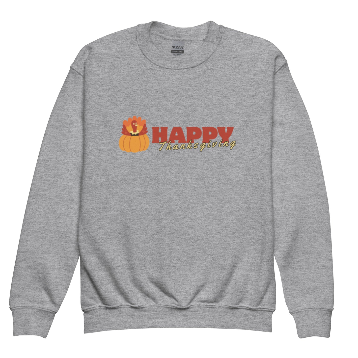 Happy Thanksgiving Youth Crewneck Sweatshirt