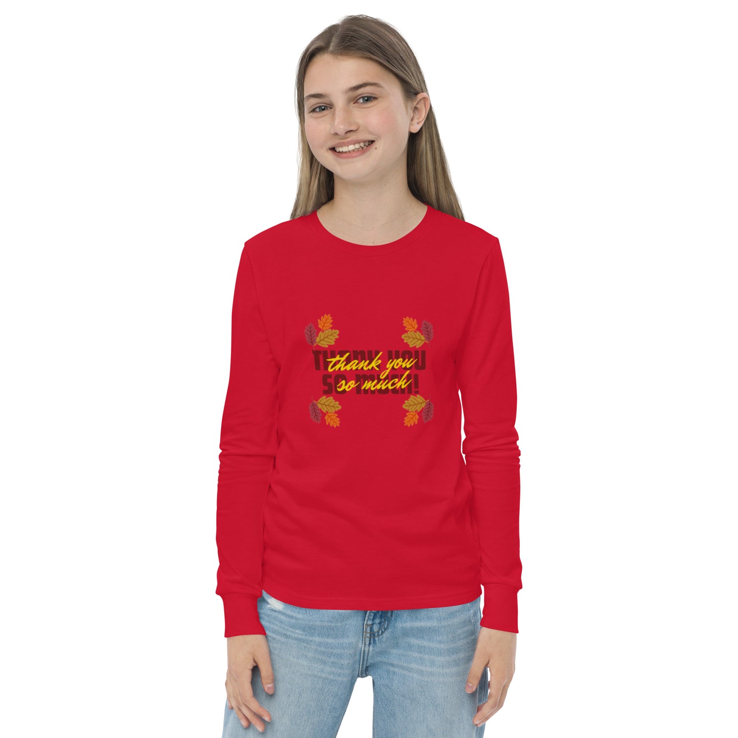 Thank You So Much Youth Long Sleeve Tee