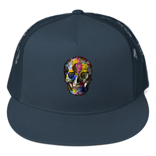 Love Eternal Abundance Skull Trucker Cap